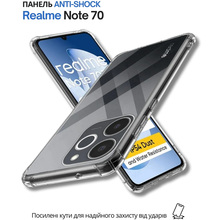 Чохол BECOVER Anti-Shock для Realme Note 70 Clear (714701)