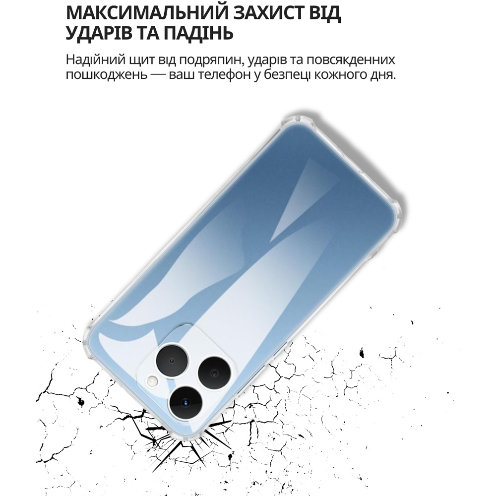 Чохол BECOVER Anti-Shock для Realme 15T Clear (714702) Тип чохол-накладка