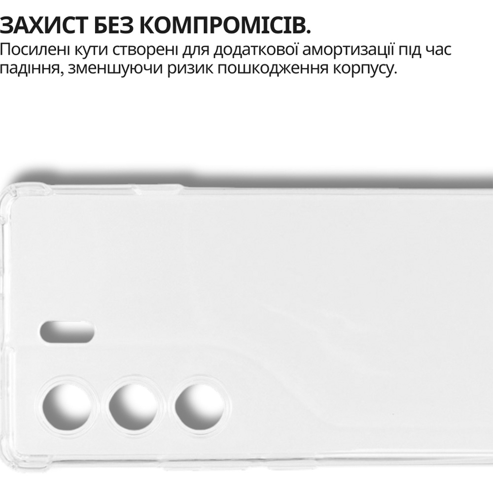 Фото Чохол BECOVER Anti-Shock для Tecno Camon 40 Clear (714704)