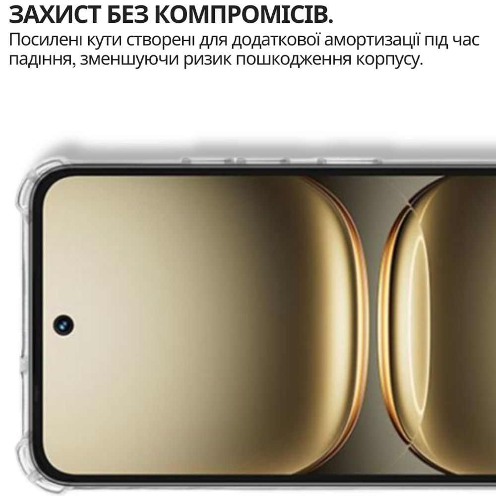 Чохол BECOVER Anti-Shock для Tecno Spark 40C 4G Clear (714706) Сумісність за моделлю TECNO Spark 40C 4G