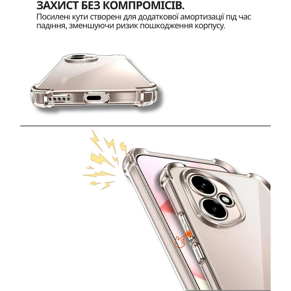 Чохол BECOVER Anti-Shock для Honor 400 Clear (714710) Тип чохол-накладка