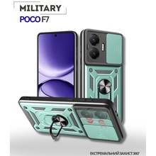Чехол BECOVER Military для Poco F7 Dark Green (714748)