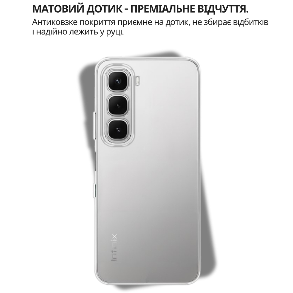 Чохол BECOVER Infinix Hot 60 Pro 4G (X6885) Transparancy (714559) Тип чохол-накладка