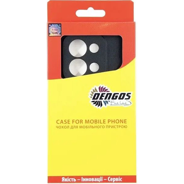 Чохол DENGOS для Xiaomi Redmi 15C Black (DG-TPU-CRBN-240) Матеріал поліуретан