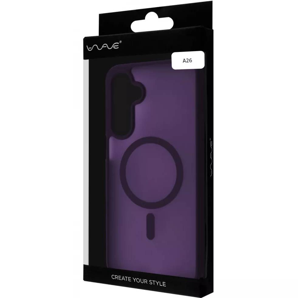 Чохол WAVE Matte Color Case with Magnetic Ring для Samsung A26 Deep Purple (62053deep purple) Сумісність за моделлю Samsung Galaxy A26