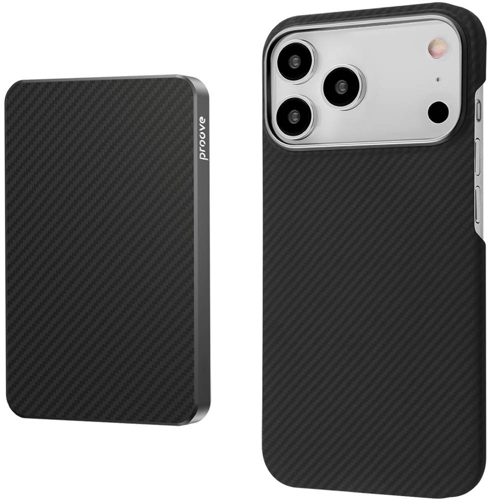 Чехол PROOVE Carbon Slim with Magnetic Ring для Apple iPhone 17 Pro Black (PCCSIP17P002) Тип чехол-накладка