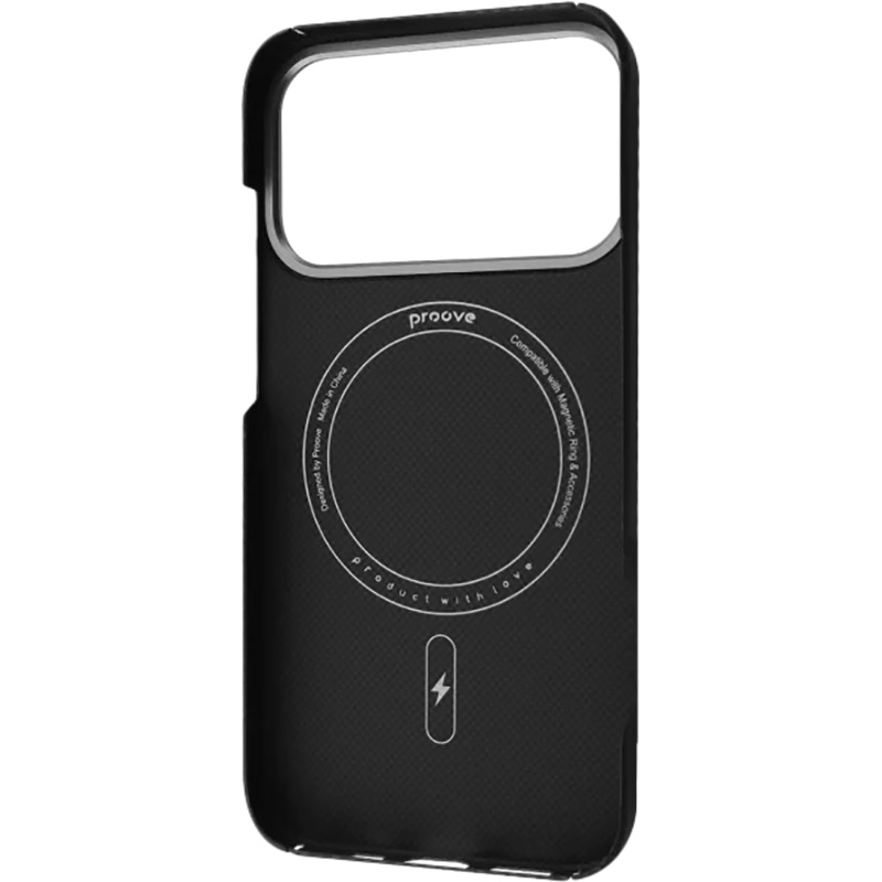 Чохол PROOVE Carbon Slim with Magnetic Ring для iPhone 17 Pro Max Glowrise (PCCSIP17PM52) Сумісність за моделлю Apple iPhone 17 Pro Max