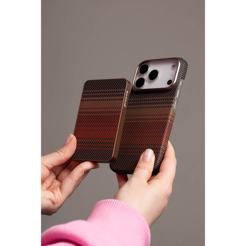 Чехол PROOVE Carbon Slim with Magnetic Ring для Apple iPhone 17 Pro Max Glowrise (PCCSIP17PM52) Материал карбон
