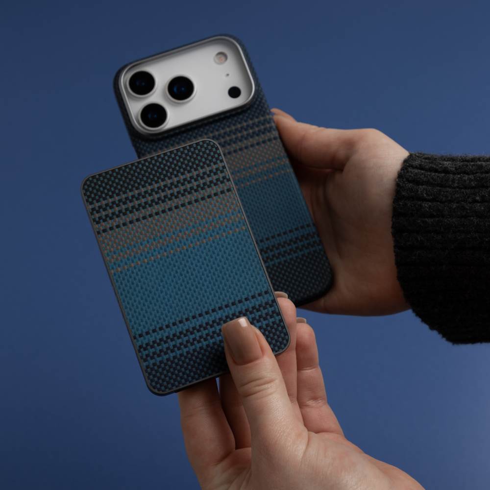 Внешний вид Чехол PROOVE Carbon Slim with Magnetic Ring для Apple iPhone 17 Pro Max Nightfall (PCCSIP17PM51)