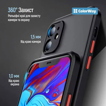 Чехол COLORWAY для Xiaomi Redmi Note 15 Pro 4G Smart Matte black (CW-CSMXRN15P4-BK)