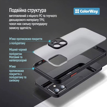 Чехол COLORWAY для Xiaomi Redmi Note 15 Pro 4G Smart Matte black (CW-CSMXRN15P4-BK)