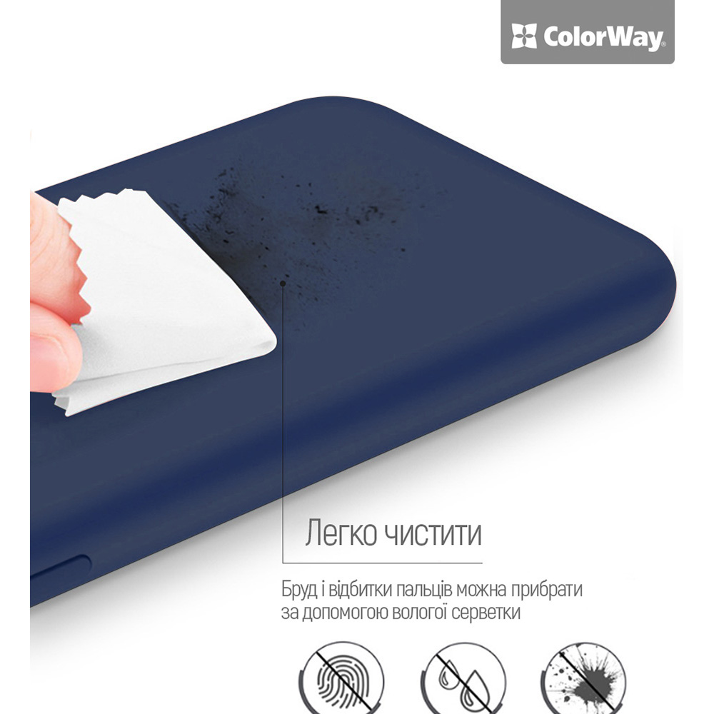 Чохол COLORWAY для Xiaomi Redmi Note 15 Pro + 5G Liquid Silicone blue (CW-CLSXRN15PP5-LB) Тип чохол-накладка