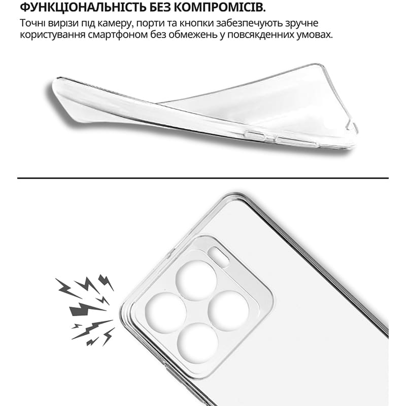 Чехол BECOVER для ZTE Blade A56 Transparancy (714907) Материал силикон