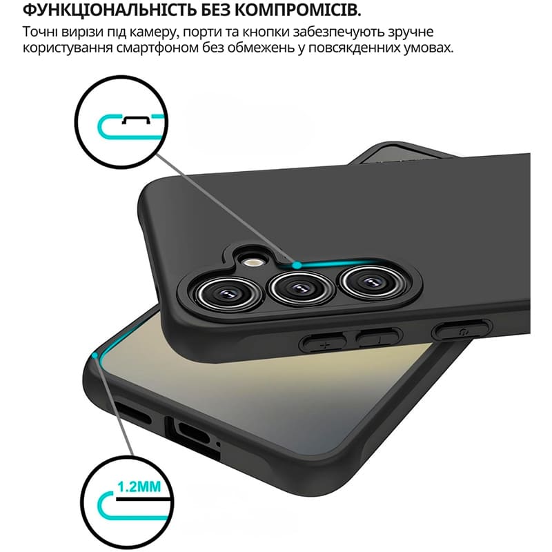 Чохол BECOVER для Samsung Galaxy S26 Black (714876) Матеріал силікон