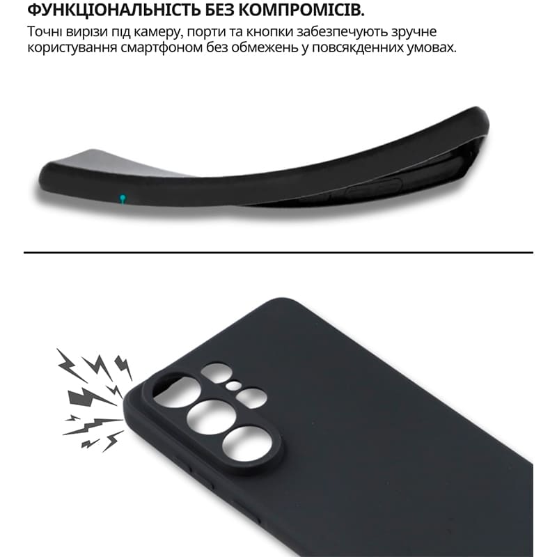 Чехол BECOVER для Samsung Galaxy S26 Ultra Black (714884) Материал силикон