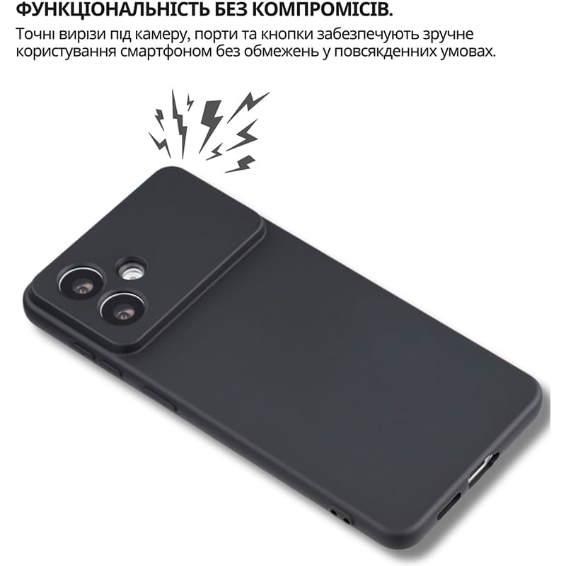 Чехол BECOVER для Samsung Galaxy S26 Edge Black (714878) Материал силикон
