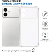 Чохол BECOVER Anti-Shock для Samsung Galaxy S26 Edge Clear (714887)