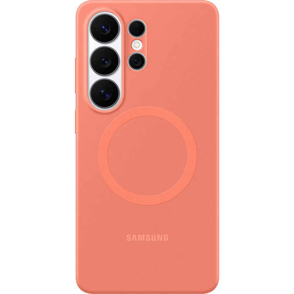 Чехол SAMSUNG Silicone Magnet для Samsung Galaxy S26 Coral Red (EF-ES948COEGWW) Цвет коралловый
