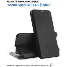 Чохол BECOVER Exclusive для Tecno Spark 40C 4G (KM4k) Black (715009)
