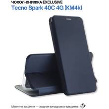 Чохол BECOVER Exclusive для Tecno Spark 40C 4G (KM4k) Deep Blue (715010)