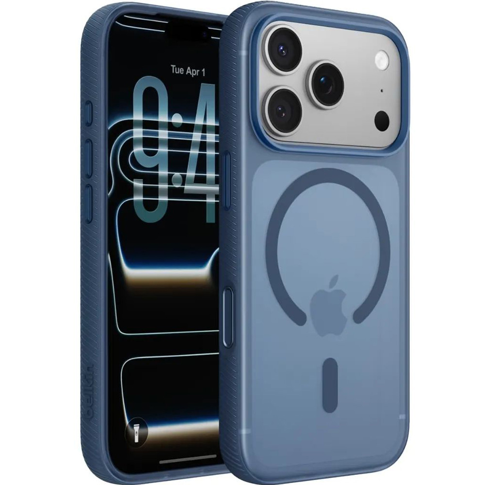 Чохол BELKIN для iPhone для 17 Pro Magnetic Protective Grip Navy (MSA035HQNY) Тип чохол-накладка