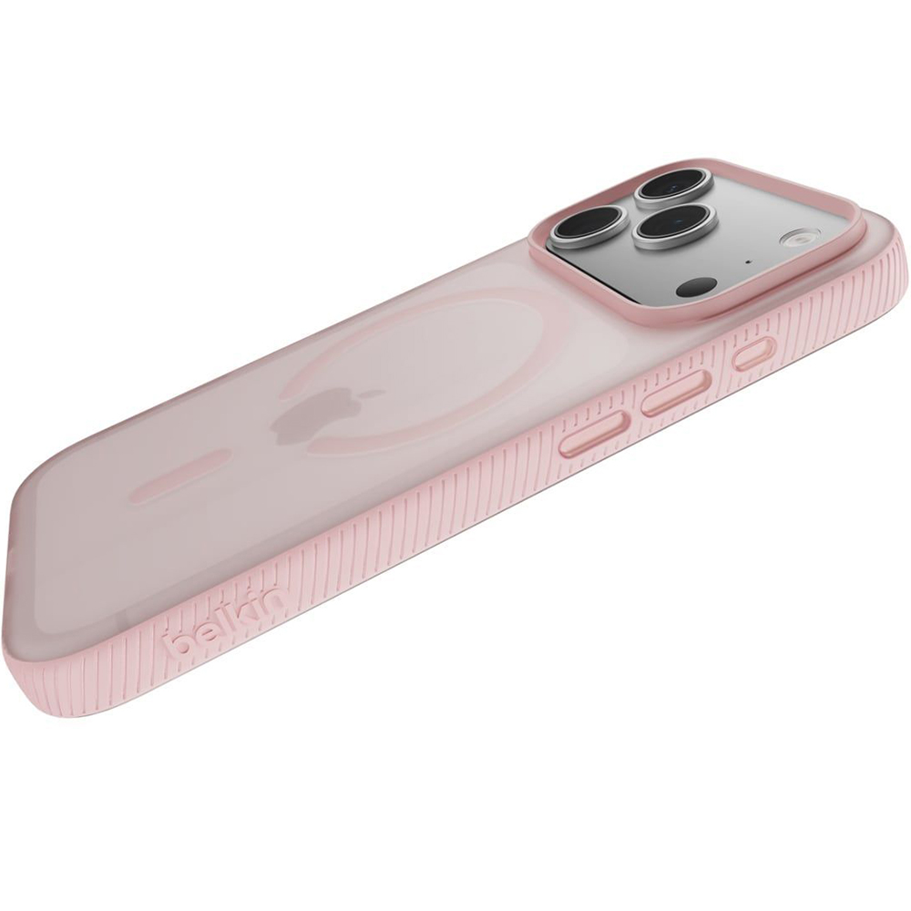 Фото Чохол BELKIN для iPhone 17 Pro Magnetic Protective Grip Pink (MSA035HQPK)
