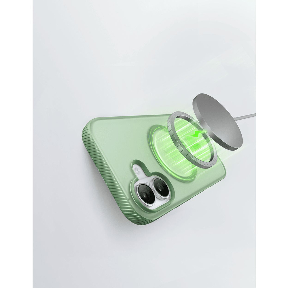 Зображення Чохол BELKIN для iPhone 17 Magnetic Protective Grip Sage (MSA034HQSE)