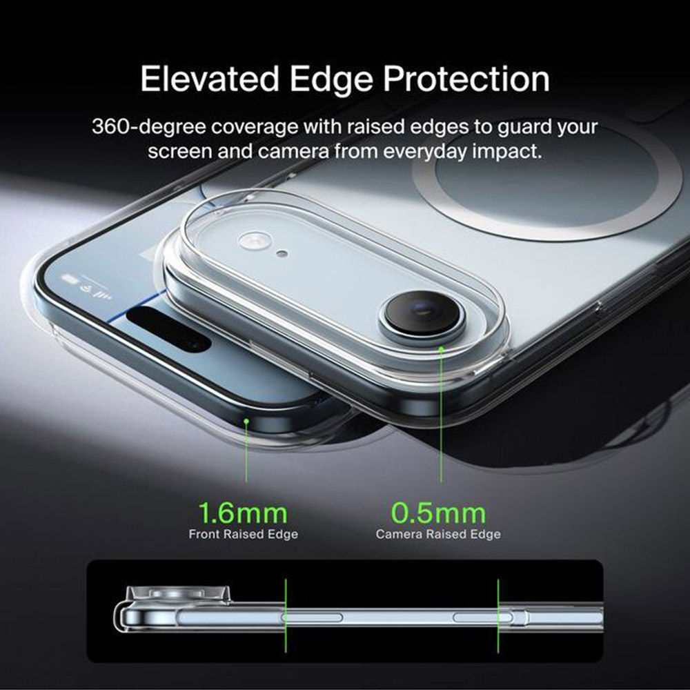 Чохол BELKIN для iPhone Air Magnetic Protective Clear (MSA033HQCL) Матеріал поліуретан