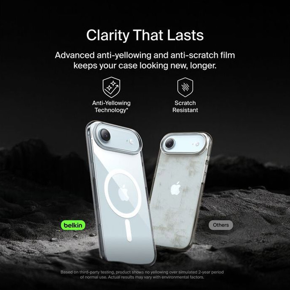 Зовнішній вигляд Чохол BELKIN для iPhone Air Magnetic Protective Clear (MSA033HQCL)