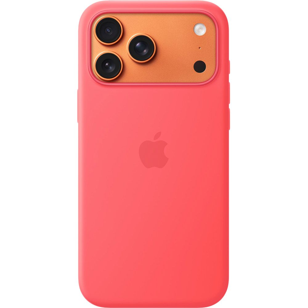 Чехол APPLE Silicone Case with MagSafe для Apple iPhone 17 Pro Max Bright Guava (MHW64ZM/A) Тип чехол-накладка