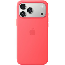 Чехол APPLE Silicone Case with MagSafe для Apple iPhone 17 Pro Max Bright Guava (MHW64ZM/A)