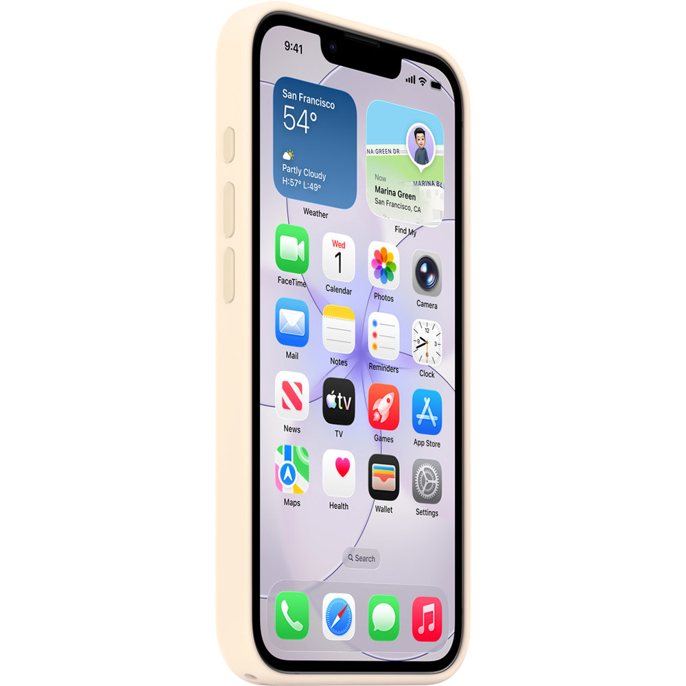 Чохол APPLE Silicone Case with MagSafe для Apple iPhone 17e Vanilla (MHWG4ZM/A) Колір бежевий