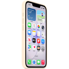 Чохол APPLE Silicone Case with MagSafe для Apple iPhone 17e Vanilla (MHWG4ZM/A)