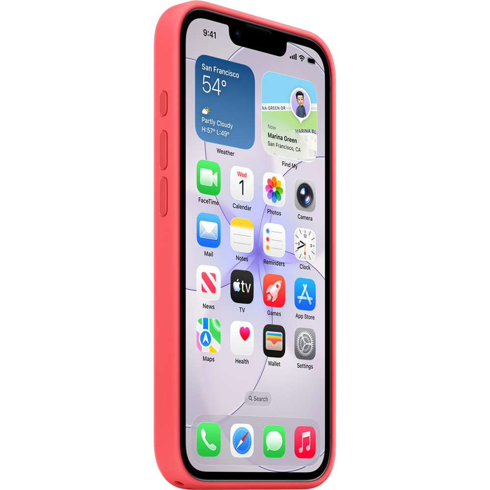 Чохол APPLE Silicone Case with MagSafe для Apple iPhone 17e Bright Guava (MHWH4ZM/A) Колір кораловий