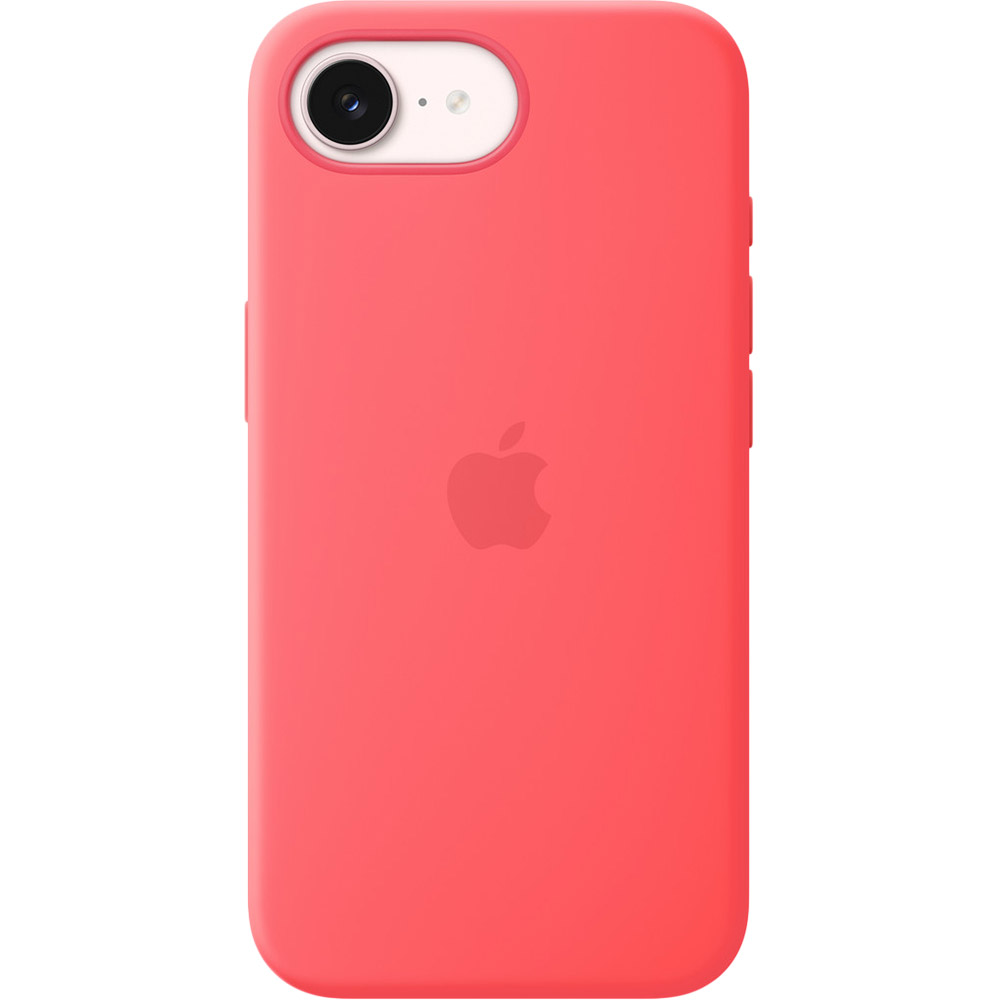 Чохол APPLE Silicone Case with MagSafe для Apple iPhone 17e Bright Guava (MHWH4ZM/A)