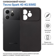 Чехол BECOVER для Tecno Spark 40 4G (KM5) Black (715061)