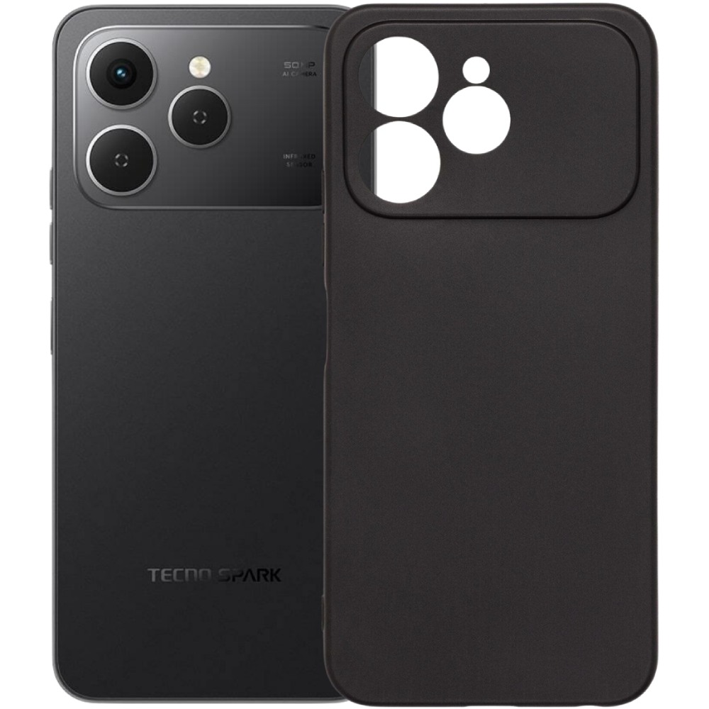 Чехол BECOVER для Tecno Spark 40 4G (KM5) Black (715061) Тип чехол-накладка