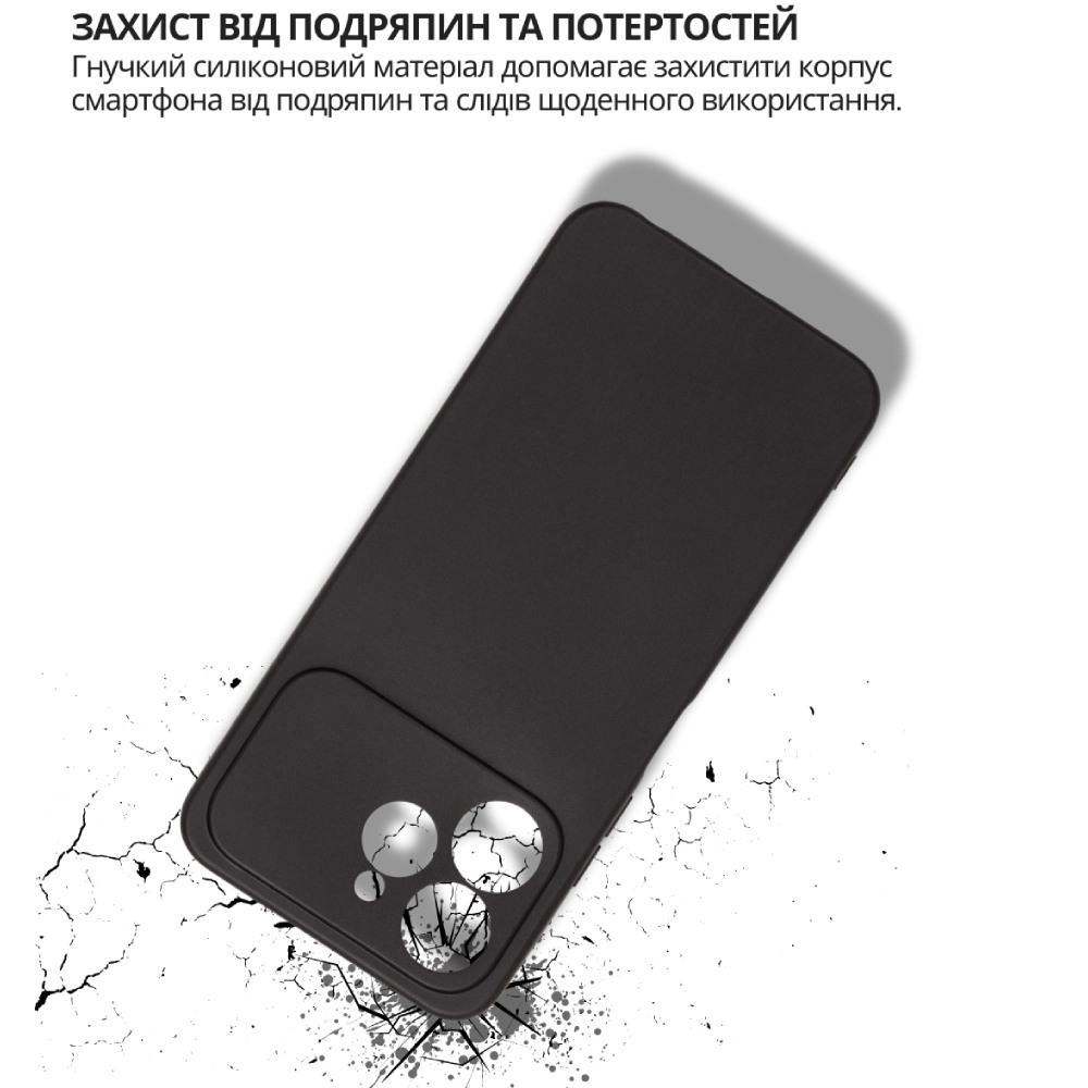Чехол BECOVER для Tecno Spark 40 4G (KM5) Black (715061) Материал силикон
