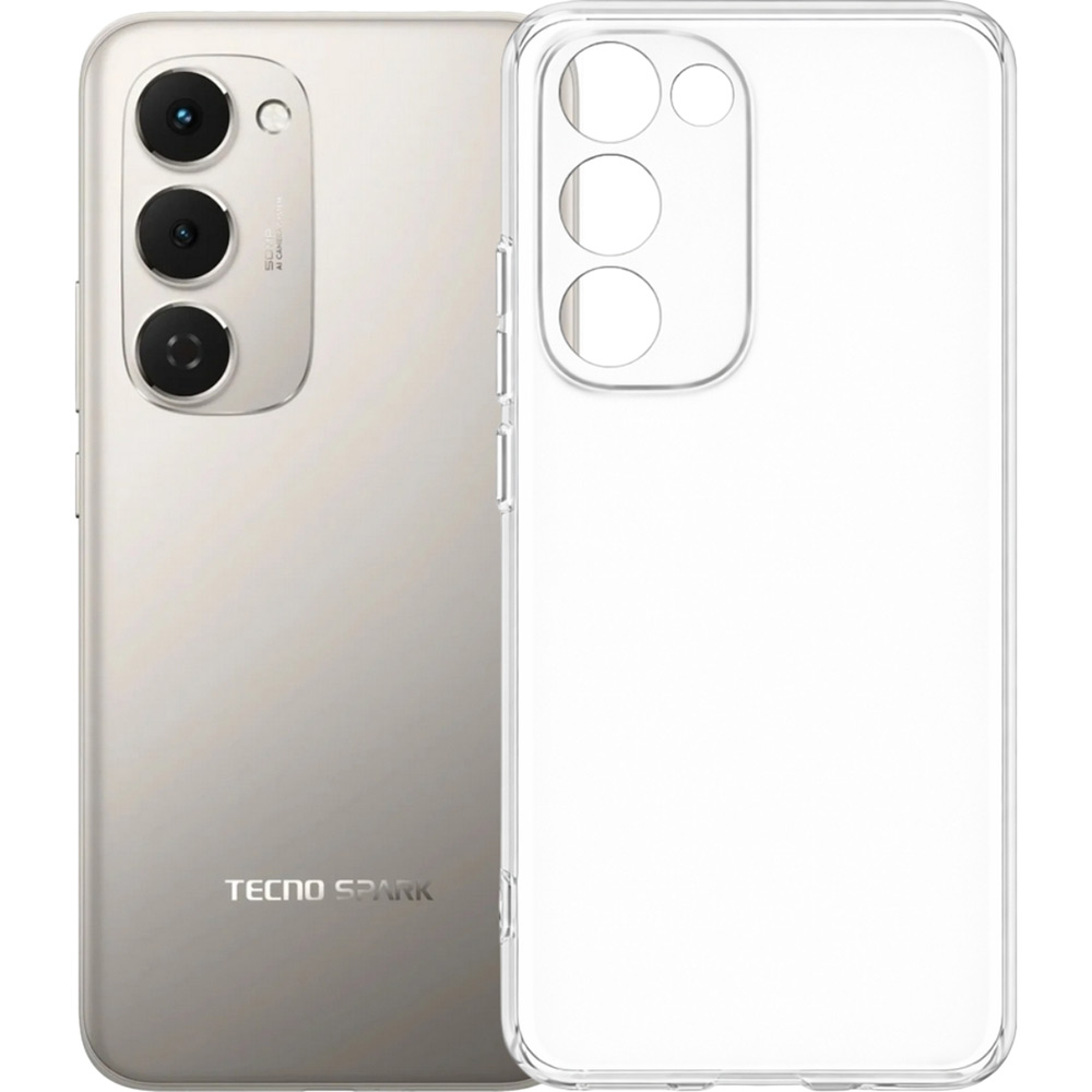 Чехол BECOVER для Tecno Spark 40 Pro Plus (KM7) Transparancy (715044) Совместимость по модели TECNO Spark 40 Pro+