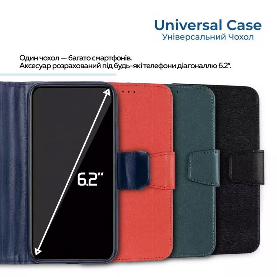 Зображення Чохол XOKO для смартфона 6.0-6.2" універсальний Green (XK-UNCS-GR62)