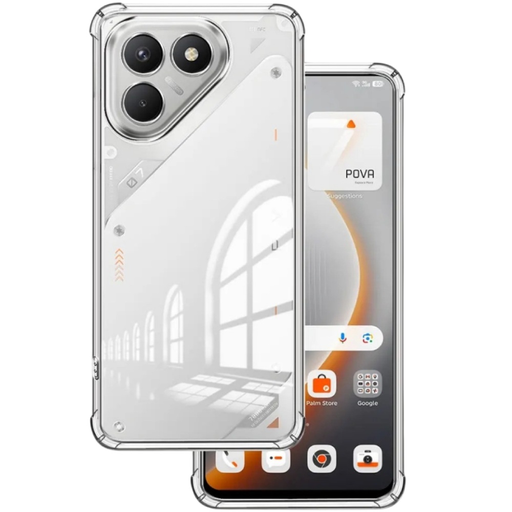 Чехол BECOVER Anti-Shock для Tecno POVA 7 Neo (LJ6) Clear (715064) Тип чехол-накладка