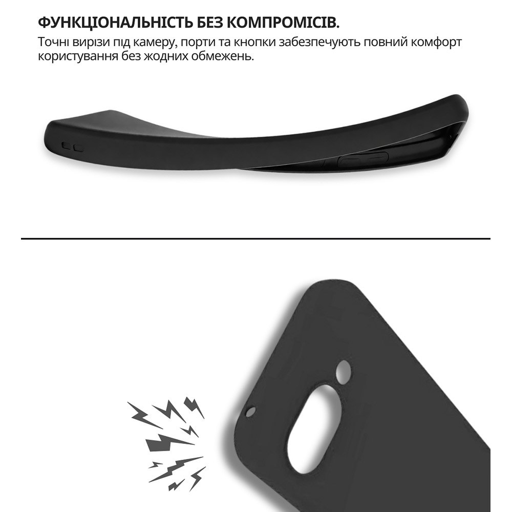 Чехол BECOVER для Google Pixel 9a Black (715053) Цвет черный