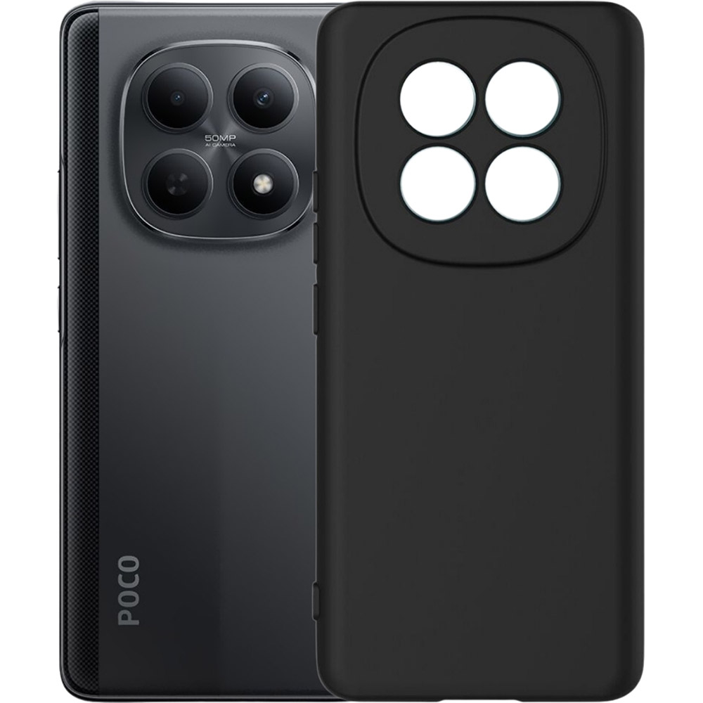 Чехол BECOVER для Poco M8 Black (715055) Тип чехол-накладка