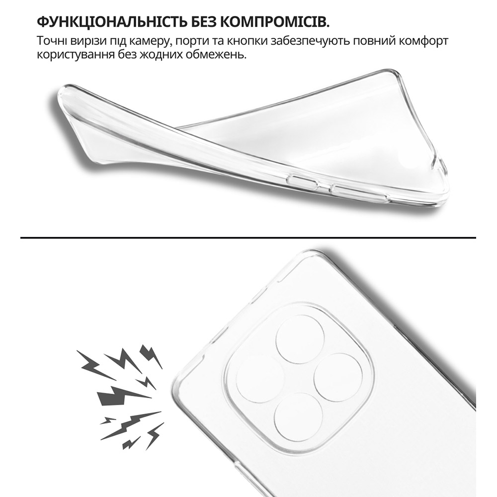 Чохол BECOVER для Poco M8 Transparancy (715056) Матеріал силікон
