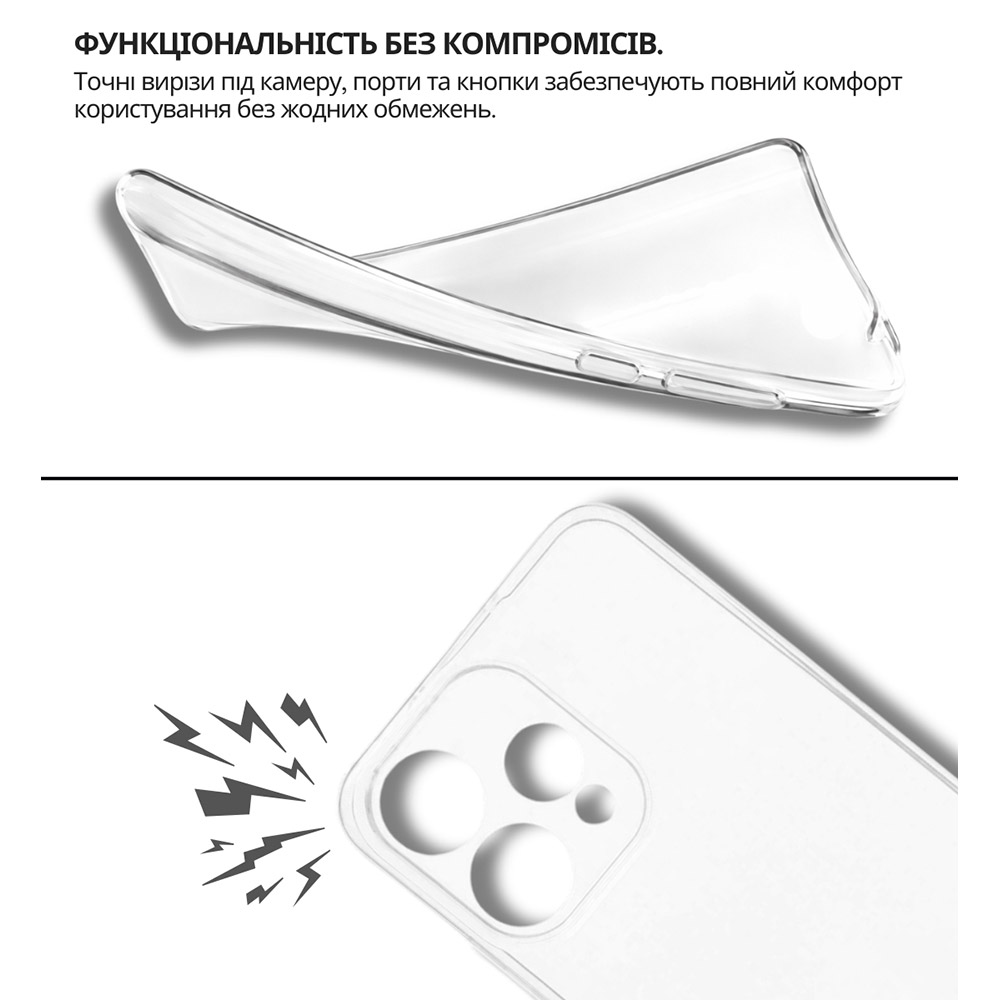 Чехол BECOVER для Oppo Reno15 5G Transparancy (715058) Материал силикон