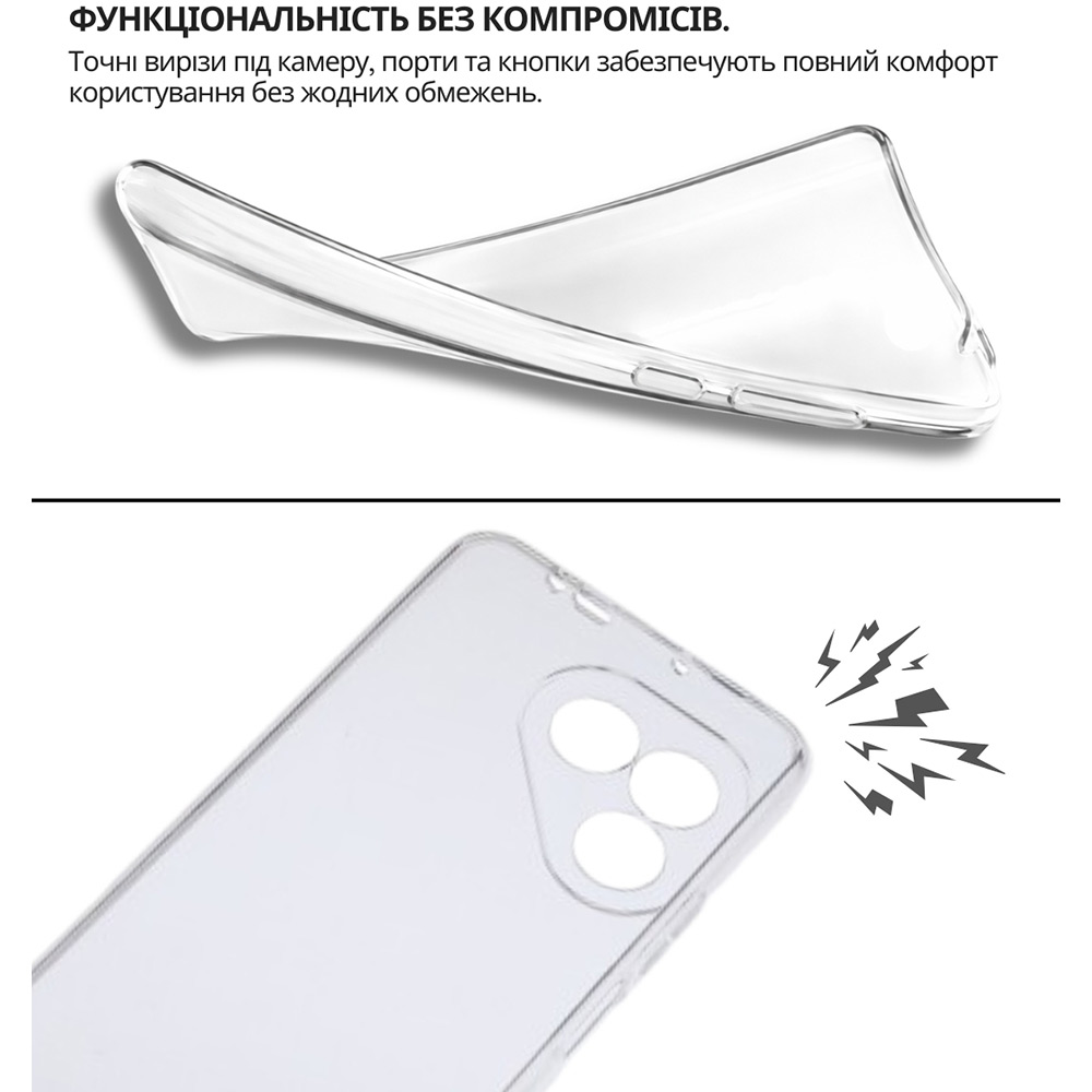 Чохол BECOVER для Tecno POVA 7 Neo (LJ6) Transparancy (715038) Матеріал силікон