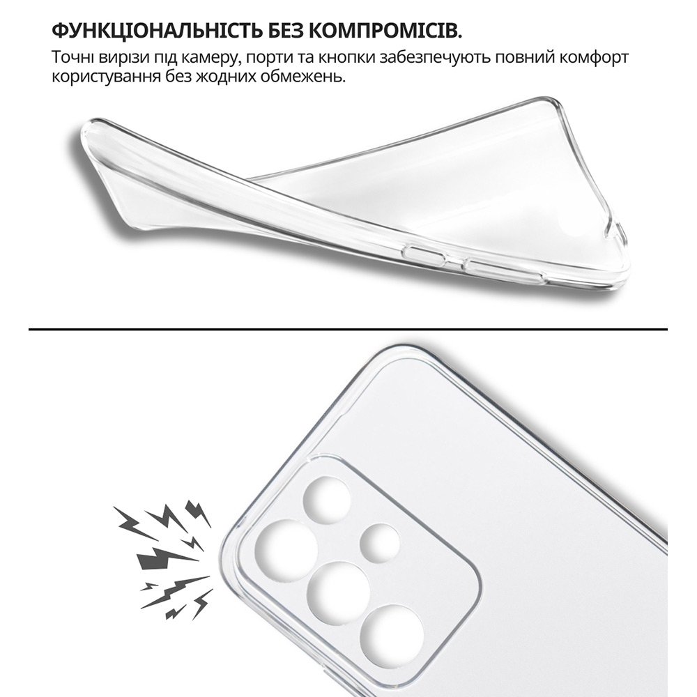 Чехол BECOVER для Realme C85 Pro Transparancy (715042) Материал силикон