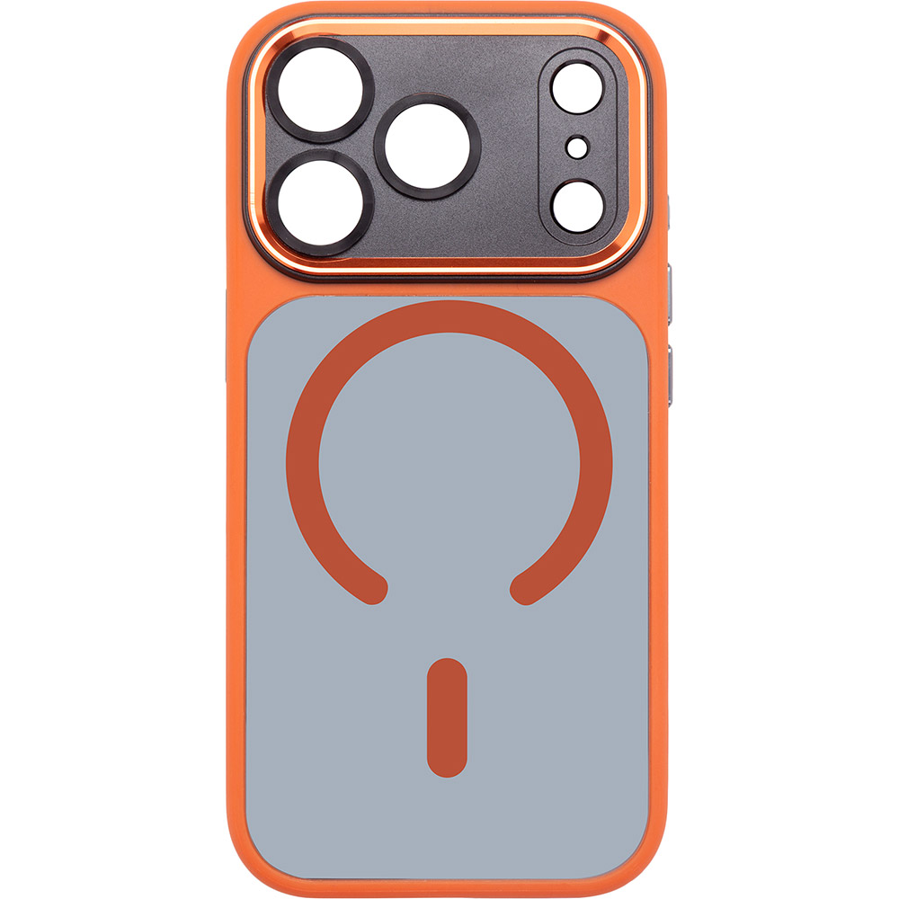 Чохол ARMORSTANDART Unit-C MagCase SE для Apple iPhone 17 Pro Orange Black (ARM86317)