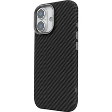 Чехол ARMORSTANDART LikeCarbon2 MagCase для Apple iPhone 17 Carbon Black (ARM86257)