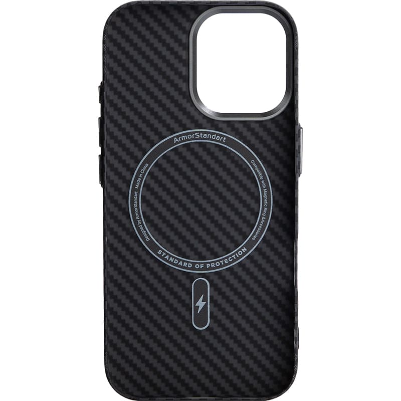 Чехол ARMORSTANDART LikeCarbon2 MagCase для Apple iPhone 17 Carbon Black (ARM86257) Совместимость по модели Apple iPhone 17